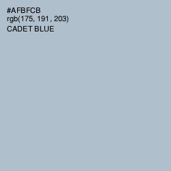 #AFBFCB - Cadet Blue Color Image